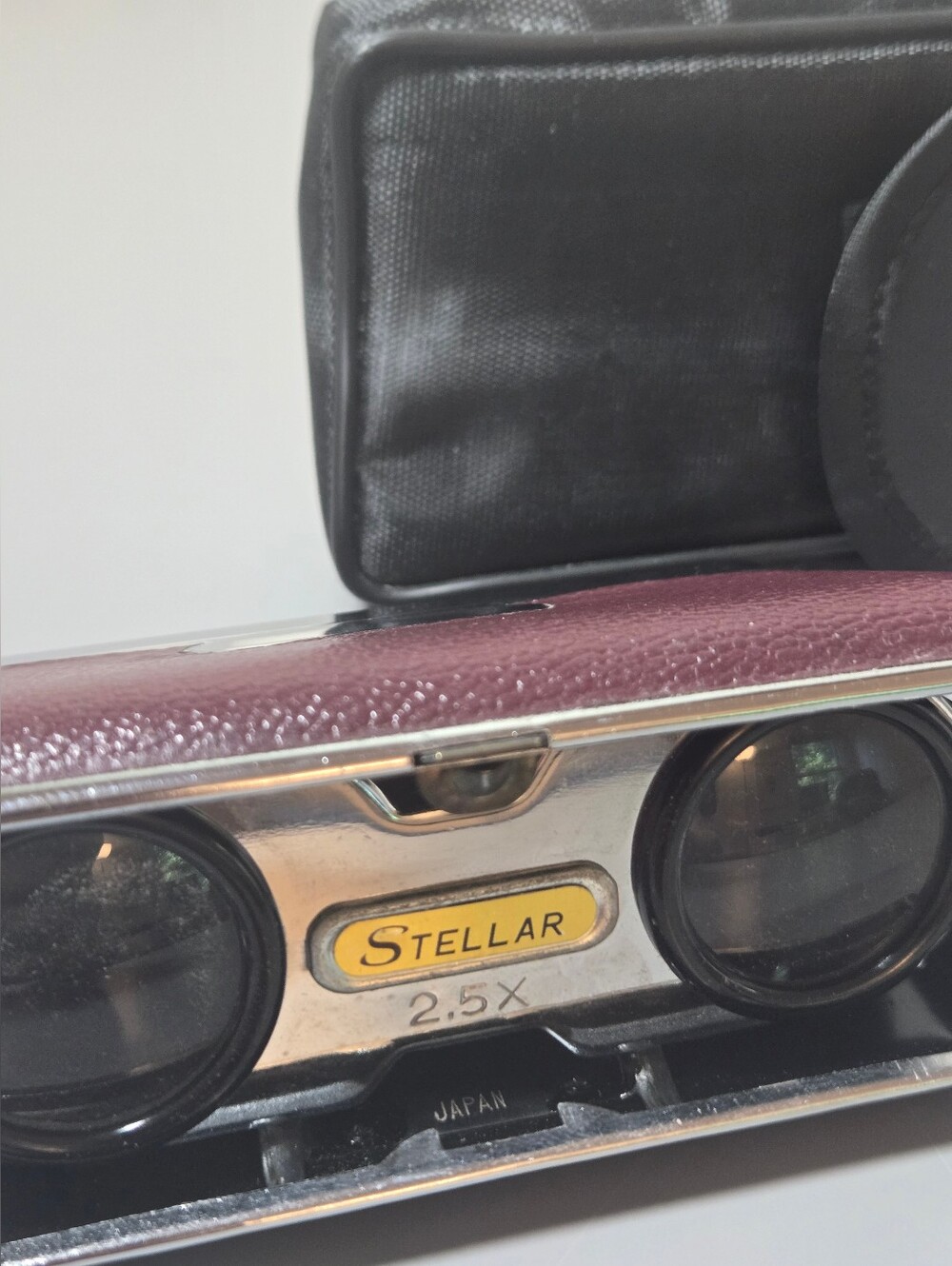 Vintage Stellar Opera Glasses & Case 2.5 Magnifying Binoculars Symphony Concert - Picture 5 of 10